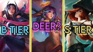 The League of Legends BEST WAIFU Tier List!