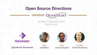 Episode 9: Datashader - Open Source Directions hosted by Quansight