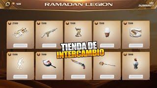 TIENDA DE INTERCAMBIO RAMADAN 2025! FREE FIRE MEDIO ORIENTE