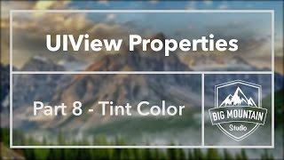 UIView Properties Part 8 - Tint Color (iOS, Xcode 8)