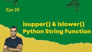 isupper() & islower() Python String Function #28 #lingarajtechhub