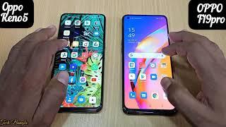 OPPO F19pro Vs OPPO Reno5 Speed Test Review