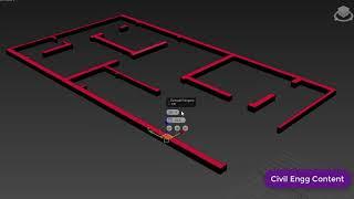Importing Autocad FIle and extruding Walls in 3D MAX| Design a residential Building Part29 |