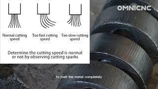 12kW Fiber Laser Cutter Cutting 20mm CS Test and adjust the parameter