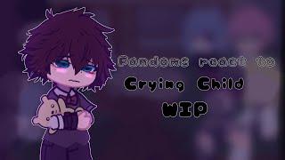 Fandoms react to each other  [pt.2] Crying Child | FNaF | W.I.P.