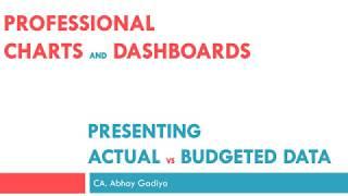 Budget vs actual sales variance chart in Excel - dynamically change column colors