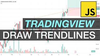 Plot Trendlines for FREE using Tradingview Lightweight Charting Library