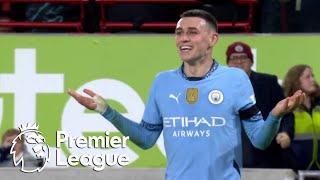 Phil Foden's brace doubles Manchester City's lead against Brentford | Premier League | NBC Sports