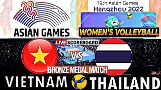 VIETNAM vs THAILAND │ ASIAN GAMES 2023 WOMEN'S VOLLEYBALL (Live Score)