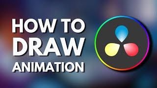 How To Draw in Davinci Resolve 18 | Create Animation in Seconds | Davinci Resolve Tutorial