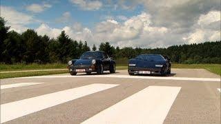 Porsche 911 Turbo vs. Lamborghini Countach - GRIP - Folge 245 - RTL2