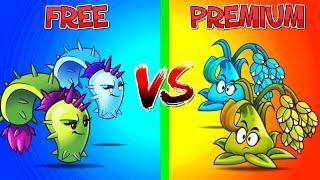 Plants vs Zombies 2 DUSK LOBBER vs StickyBomb Rice Free vs Premium Plant Compare