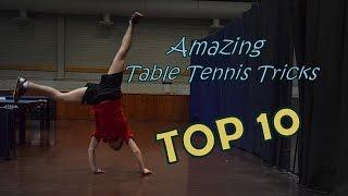 Top 10 Table Tennis Trick Shots | EditingSports