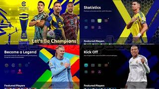 PES 2021 Menu eFootball 2025 V4 by PESNewupdate