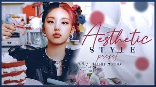 Preset base #14..Soft/aesthetic style alight preset || #alightmotionpreset #alightmotionedit #yeji