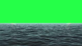 Sea/Ocean animated Green Screen #1 (1080p)