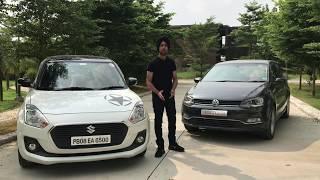 Suzuki Swift vs Vw Polo | Vw Polo Vs Suzuki Swift Test Drive | Crazy4cars