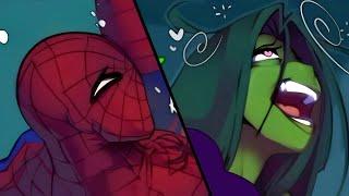 SHE HULK Is Happy With SPIDERMAN'S Web | MARVEL Comic Dub