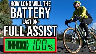 Orbea D30 1x - How long will the battery last on full assist?