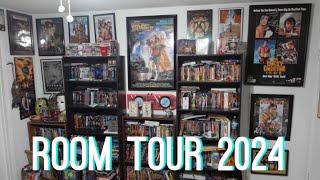 Room Tour 2024 !!! Physical Media & Memorabilia Setup!!!