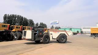 Underground Mining Load Haul Dump Truck UT120 90 Degree Turning Show www.hnlgmrt.com