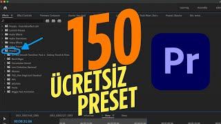 Premiere Pro için 150 Adet Ücretsiz, Sahneye NESNE Giriş/Çıkış Hazır Efekti - Effect Preset, prfset