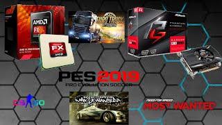 FX 6300 + RX 550 2GB TESTES EM JOGOS!!