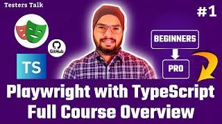 Panoramica completa del corso Playwright TypeScript n. 1 | Tutorial di test per drammaturghi