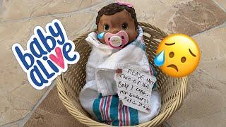 NEW Baby alive doll adoption story 