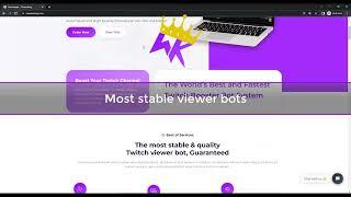 Twitch Viewer Bot System! 2023 BEST! ( ViewerKing.com)