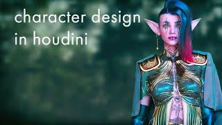 Character design in Houdini - promo