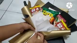 Buket snack modal snack 5.000 - Bucket snack simple - bouquet snack 2 lembar cellophane