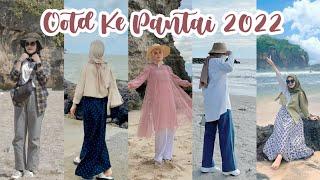 OOTD HIJAB PANTAI SELEBGRAM 2022