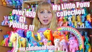 BIG detailed G1 My Little Pony collection tour - vintage 80s 90s girl toy collector, retro