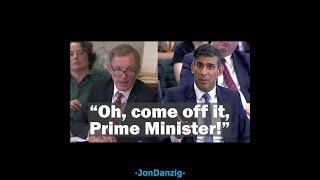 COME OFF IT, PRIME MINISTER!