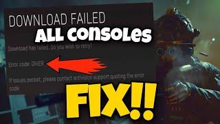 How To Fix Warzone 2 Diver Error on PS5 , PS4 , Xbox | Warzone 2 Download Failed Consoles Fix