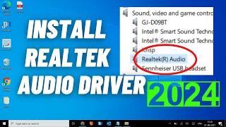 How to Install Realtek Audio Driver on Windows 11/10 (2024) | Step-by-Step Guide