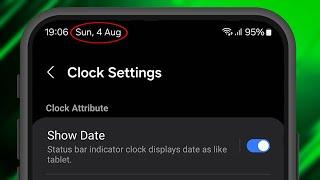 How To Show Date On Status Bar Android