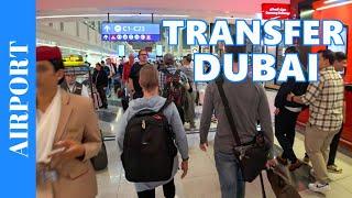 FLIGHT TRANSFER AT DUBAI Airport - How to Walk to a Connection Flight - Transit Dubai  International