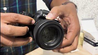 56mm f1.4 Sigma EFM lens | for canon M50 camera   | first review