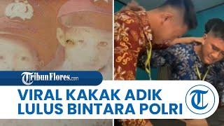 Viral Momen Haru Kakak Adik di Bengkulu Lulus Bintara Polri, Kakak: Sejak Kecil Ingin Jadi Polisi!
