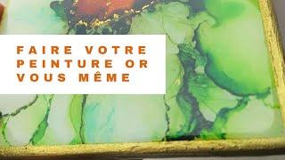 TUTO FACILE faire votre peinture or pour vos liserés 