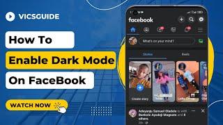 How to Enable dark Mode on Facebook App | iOS and Android