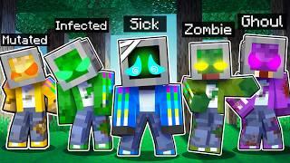 TeeVee ZOMBIE APOCALYPSE in Minecraft!