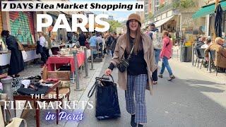 THE BEST FLEA MARKETS IN PARIS! 7 Days Shopping Markets All Over Paris! Where to find the best deals