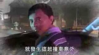 Tiger Woods car crash reenactment. Funny animation from Chinese TV station