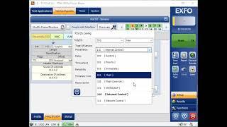 Using Exfo Traffic Generator and Monitor