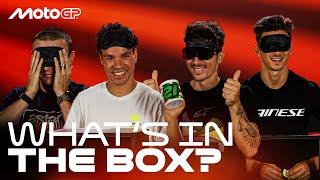 The MotoGP™ riders guess what's in the box! 