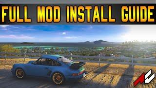 NEW 2024 Assetto Corsa Mod Install Guide | Content Manager, CSP, Sol/Pure, Tracks, Cars & More