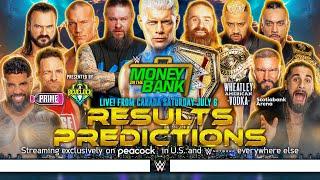 WWE Money in the Bank 2024 - Results Predictions